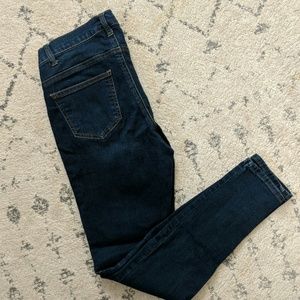 Dark wash maternity jeans